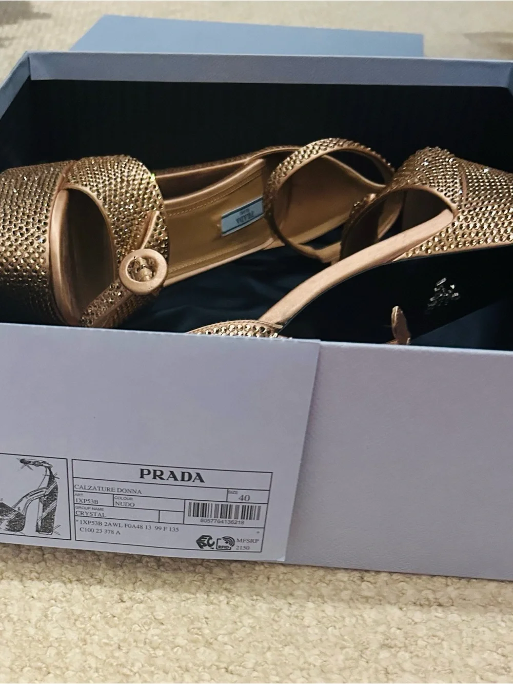 Prada statement platform